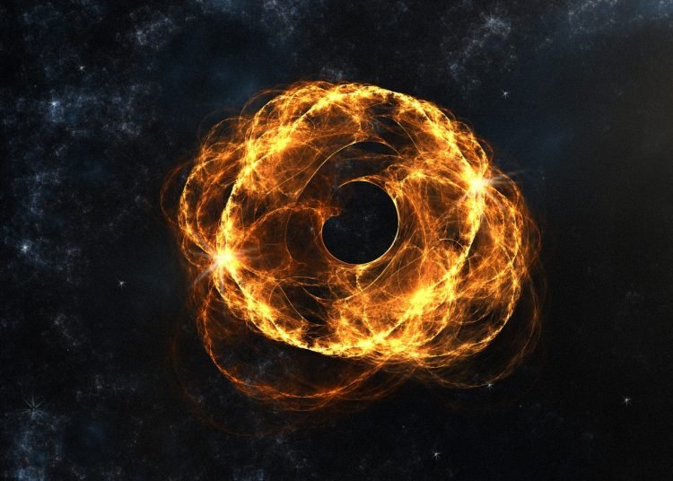 Pela 1ª vez, astrônomos detectam luz por trás de buraco negro