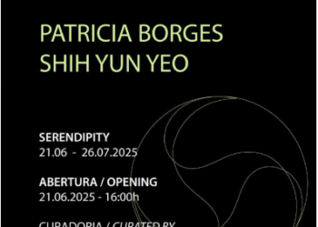 Cartaz da exposição Serendipity na galeria Castra Leuca em Castelo Branco
