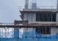 workers at a construction site