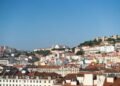 majestic view of lisbon city under clear blue sky